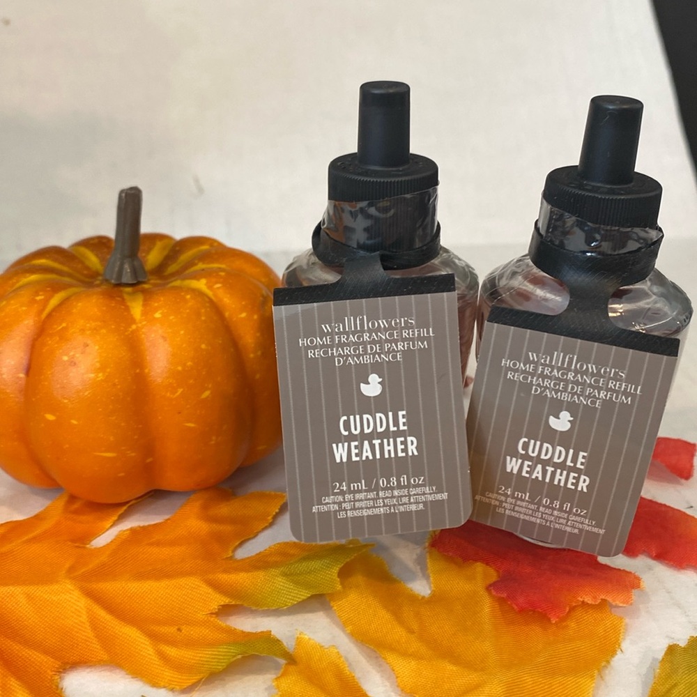 Bath & Body Works “Cuddle Weather” 2 NEW Wallflower Refills